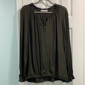 Green Longsleeve ACOS&A Blouse